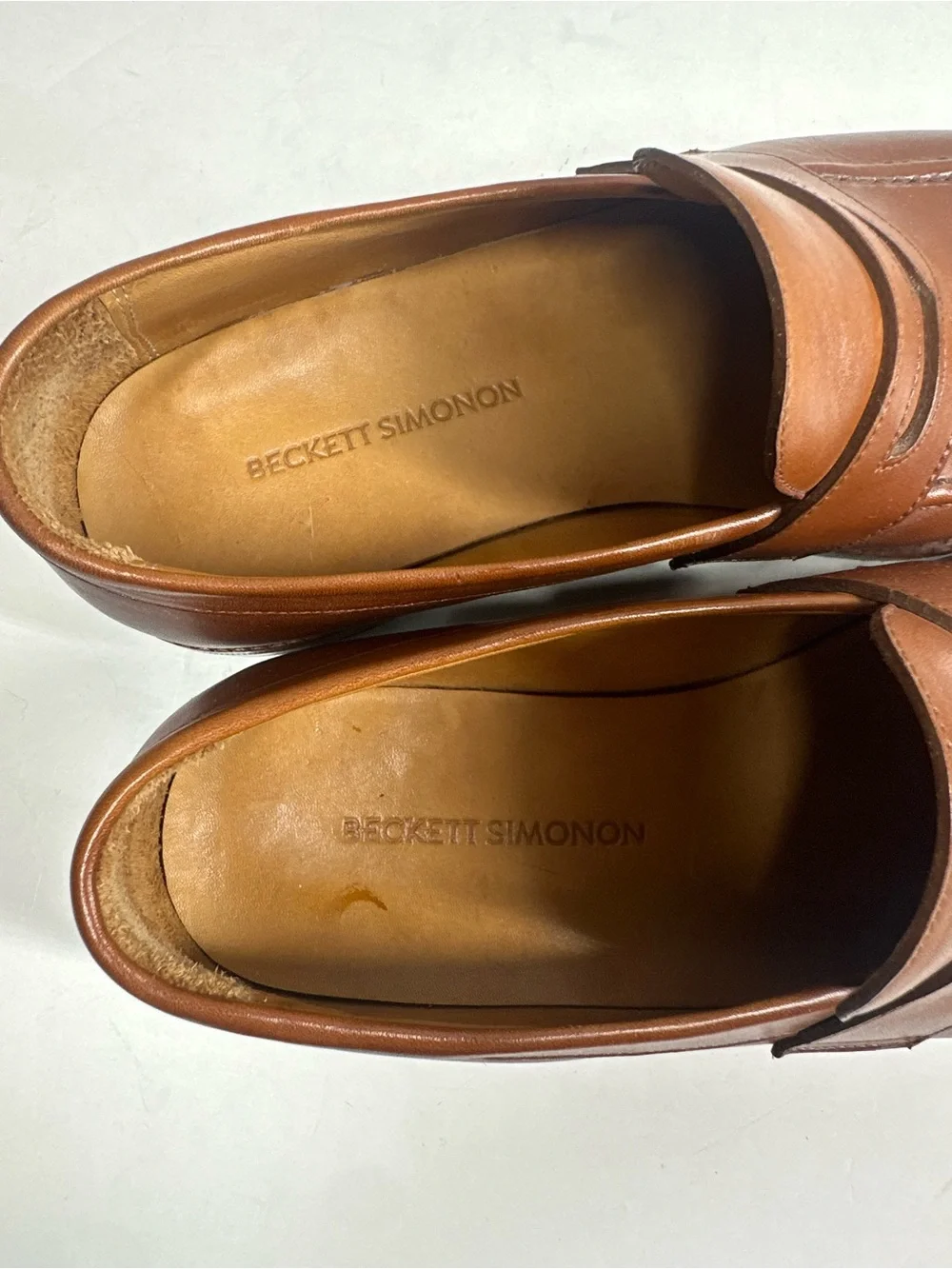 BECKETT SIMONSON Men's 8.5 Slip on Leather loafter